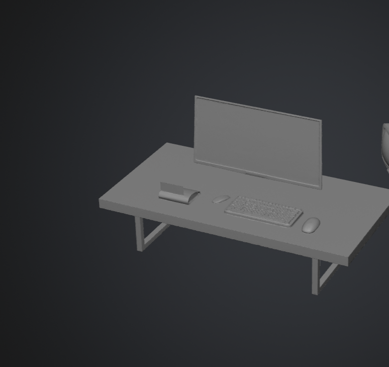 Pop-up desk — printed talisman, letter, and QR